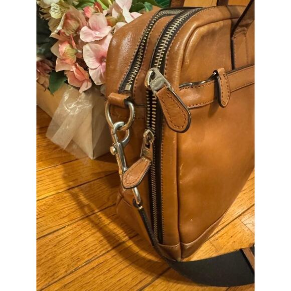 COACH Hudson Commuter Leather briefcase laptop Bag F71701 (PU110 - Picture 3 of 16
